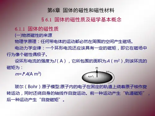 第6章固体的磁学性质和磁性材料.ppt