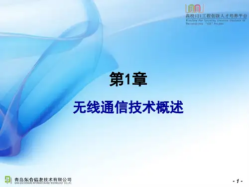 无线通信技术概述 PPT