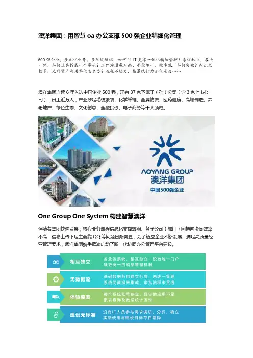 蓝凌智慧 oa 支撑 500 强企业精细化管理
