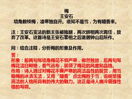 看香草美人在唐宋诗词中的表达PPT课件