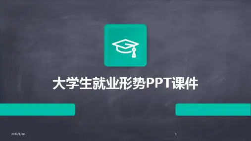 2024版大学生就业形势PPT课件