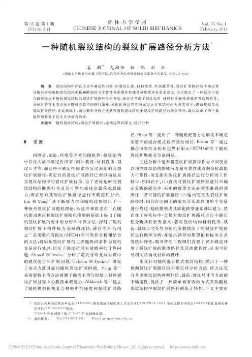 一种随机裂纹结构的裂纹扩展路径分析方法_姜潮