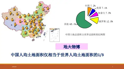 湘教版八年级地理上第三章 中国的自然资源第二节 中国的土地资源教学课件  (共24张PPT)