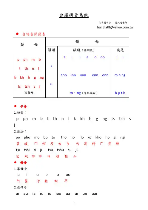 台罗拼音系统