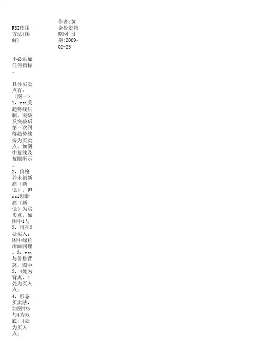 RSI使用方法
