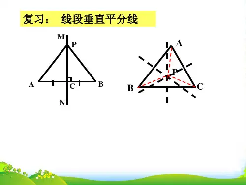 北师大版八年级数学下册第一章《角平分线》公开课课件