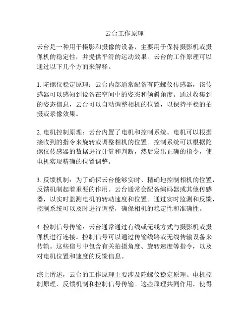 云台工作原理