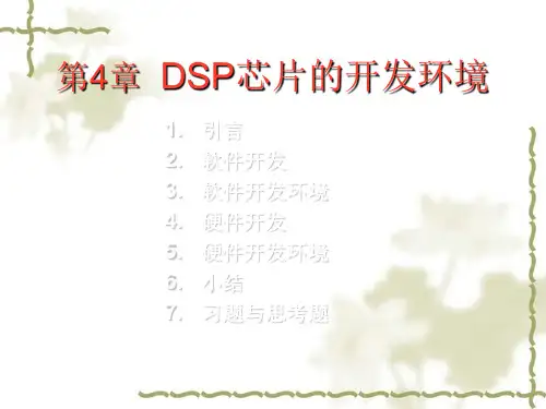 DSP芯片的开发环境