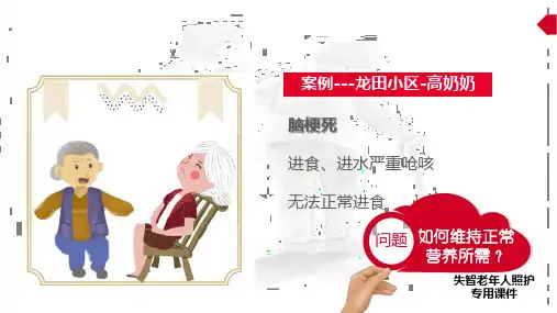 《鼻饲老人进食照护》课件