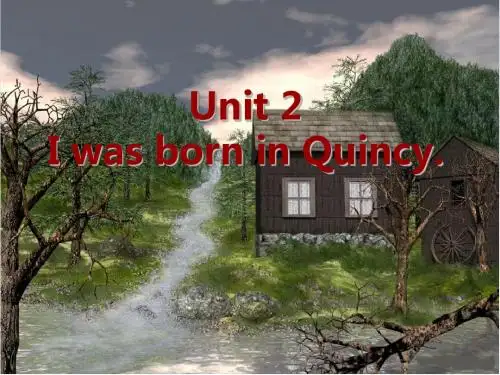 七年级英语下册(外研版)同步课件：Module7 Unit2课件