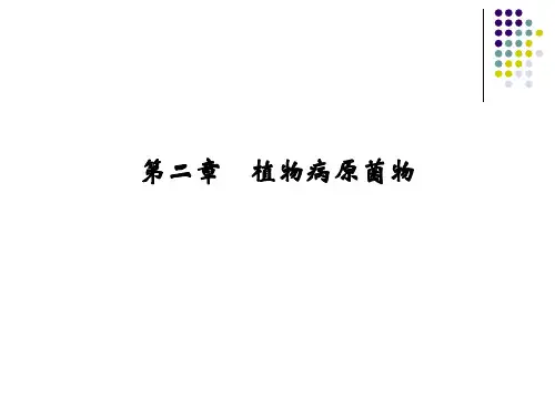 第二章 植物病原菌物