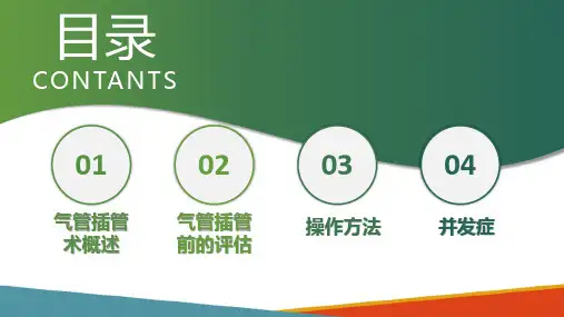 常用急救技术 气管插管术(急危重症护理课件)