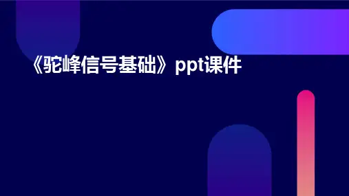 《驼峰信号基础》课件