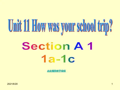 人教新版七年级下Unit11 Section A 1a-1c课件(共29张PPT)