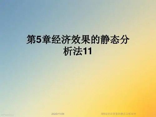 第5章经济效果的静态分析法11
