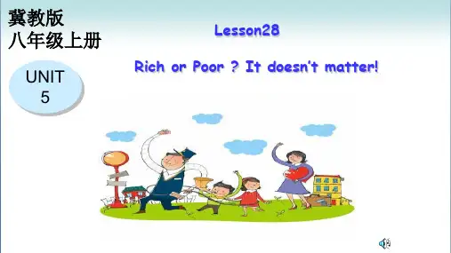 Lesson28课件冀教版英语八年级上册