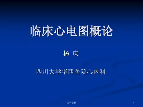 临床心电图概论  PPT课件