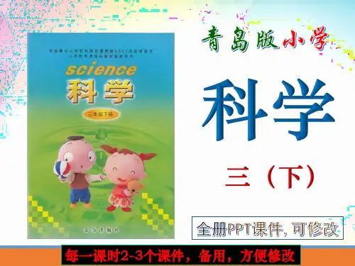 青岛版,小学,科学,三年级,下册,全册PPT课件,青岛出版社