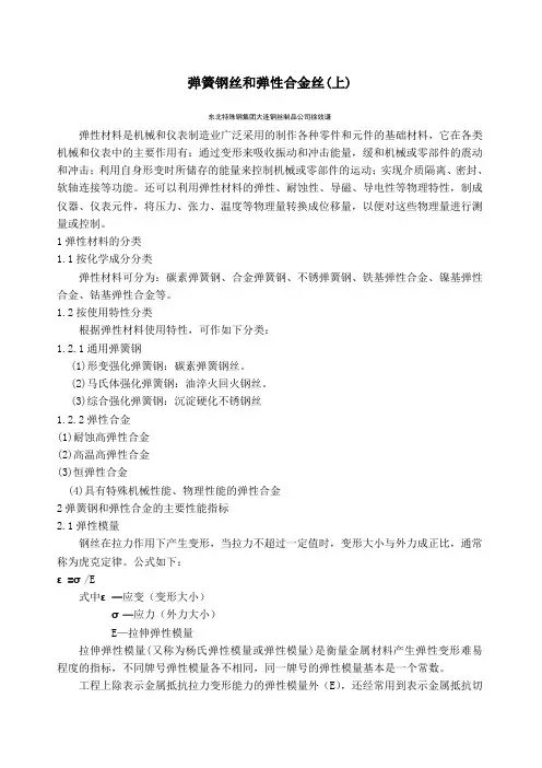 弹簧力学性能