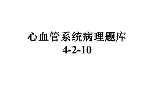 心血管系统病理题库4-2-10