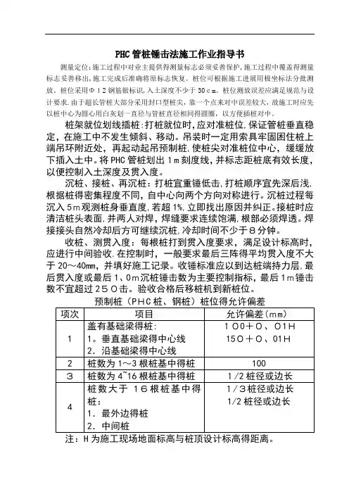 特殊过程和关键工序作业指导书