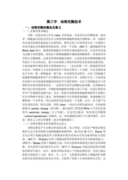 动物克隆