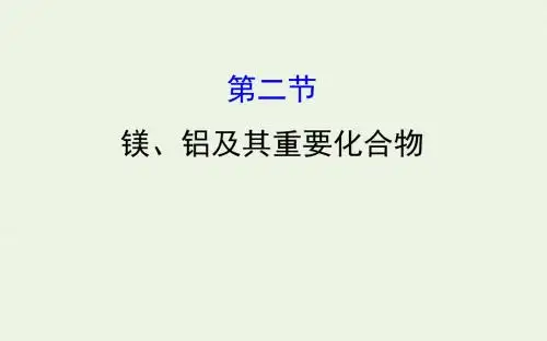 2020年高考化学一轮总复习镁、铝及其重要化合物2课件新人教版