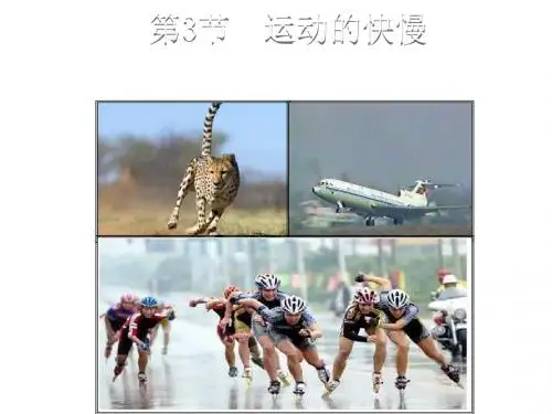 初中物理《运动的快慢》(共19张)ppt22