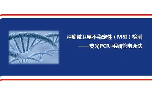肿瘤微卫星不稳定性(MSI)