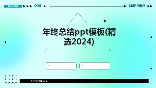 (2024年)年终总结ppt模板(精选)