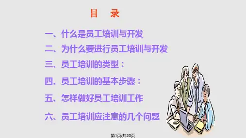 人力资源员工培训PPT课件