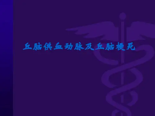 丘脑供血动脉及丘脑梗死ppt课件