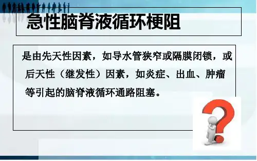 脑室系统及脑脊液循环ppt课件