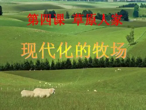上课---现代化大牧场.ppt