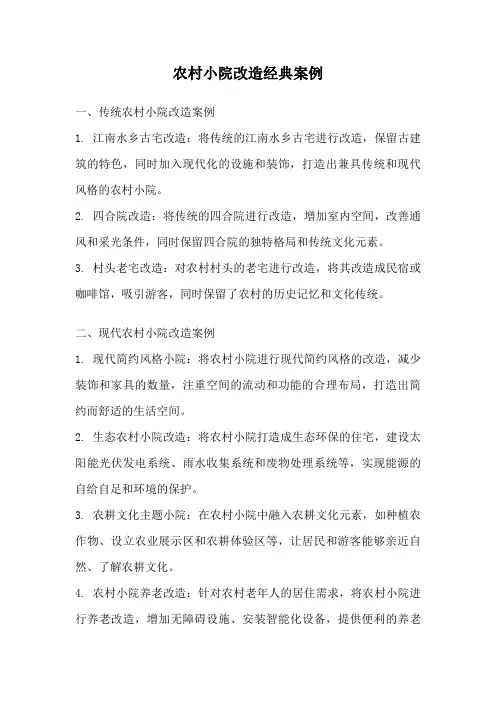农村小院改造经典案例