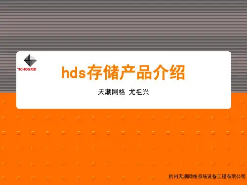 hds存储产品介绍