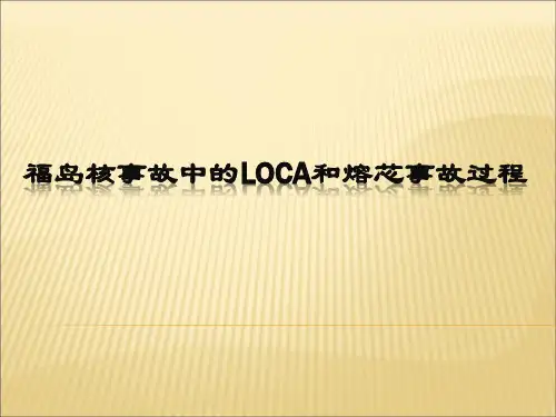 福岛核电站中的LOCA和熔芯事故