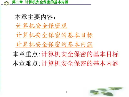 计算机安全加密第二章