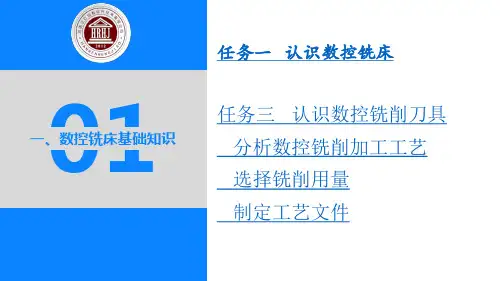 项目一数控铣床基础知识