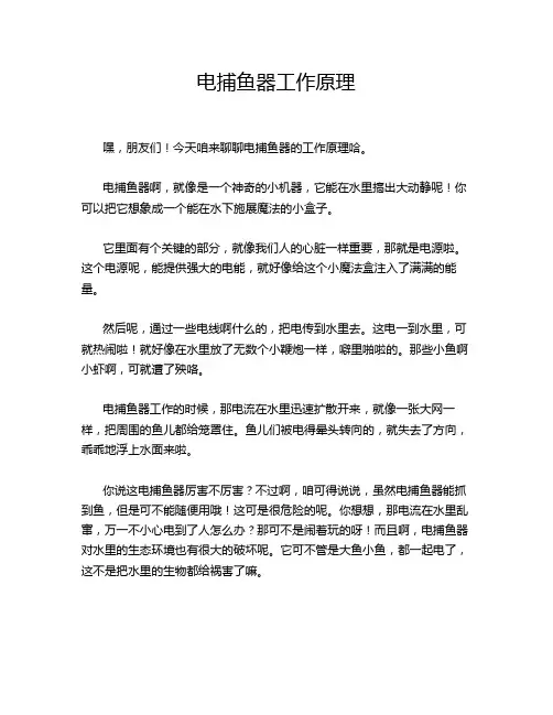 电捕鱼器工作原理