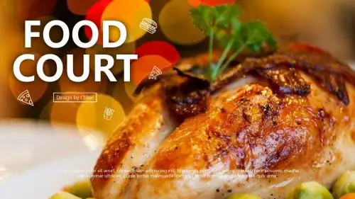 精选美食食物产品介绍模板PPT模板【精美】ppt