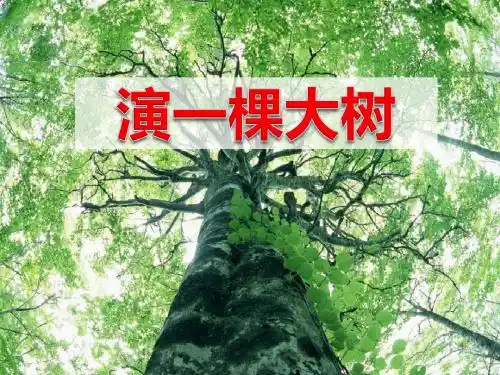 《演一棵大树》PPT课件