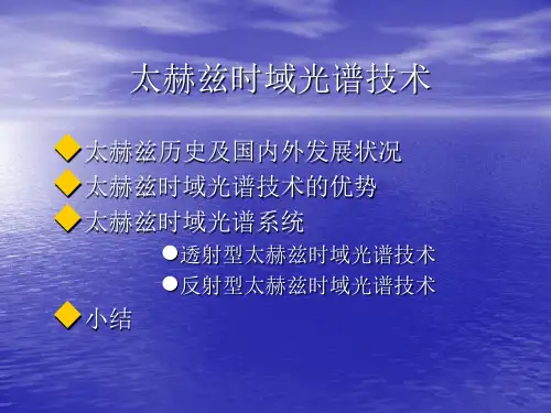 太赫兹时域光谱