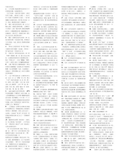 中西方音乐史考试复习重点.doc