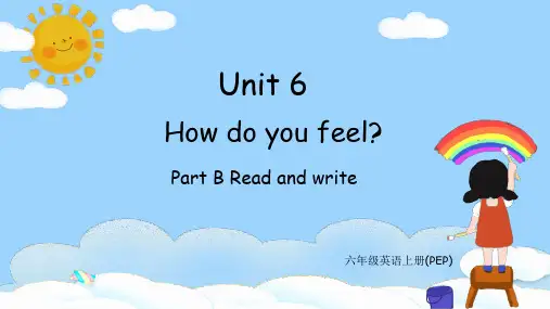 人教PEP版英语六年级上册Unit 6 Part B Read and write课件