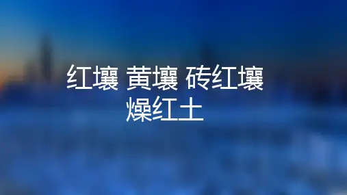 红壤