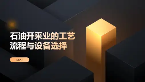 石油开采业的工艺流程与设备选择