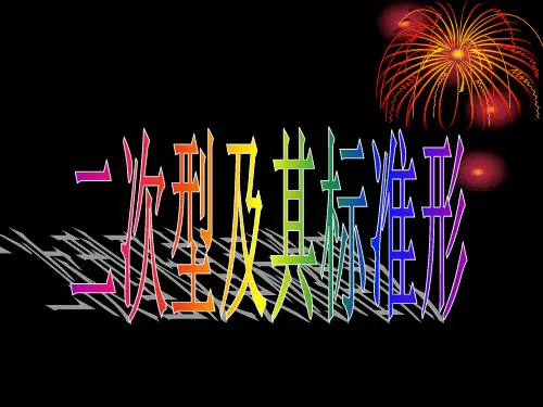 二次型及其标准形(精)