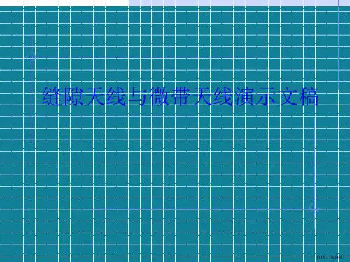 缝隙天线与微带天线演示文稿