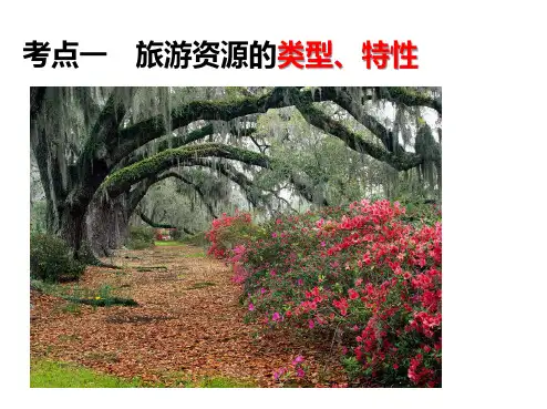 考点一旅游资源的类型、特性